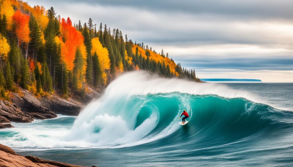 Surfing vacation in the Upper Midwest