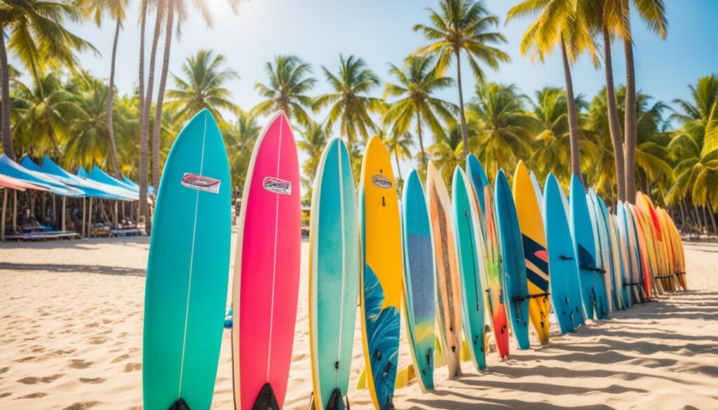 Surfboard rentals in Vietnam