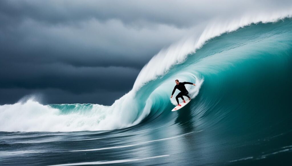 big wave surfing fear