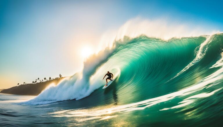 wave surfing in goa