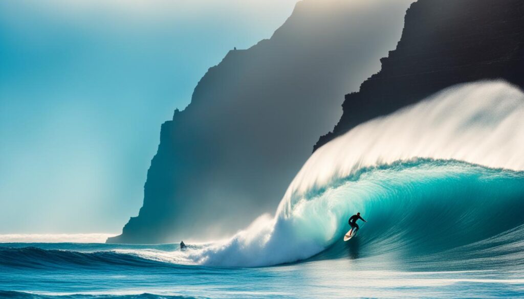 wave surfing tenerife