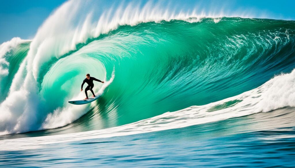 surfing near porto