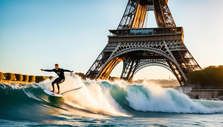 where is surfing in paris olympics