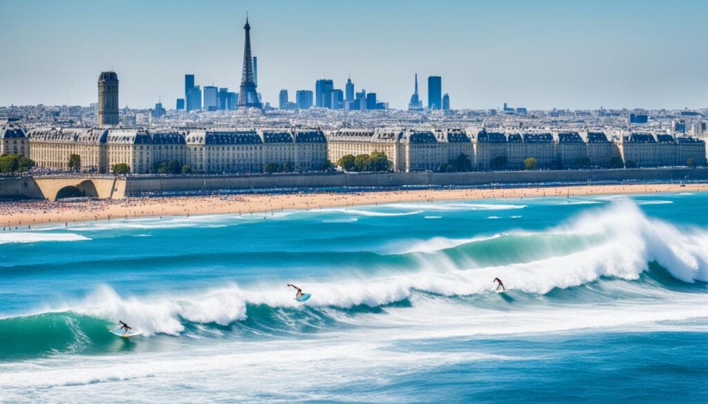 where will surfing be in paris olympics