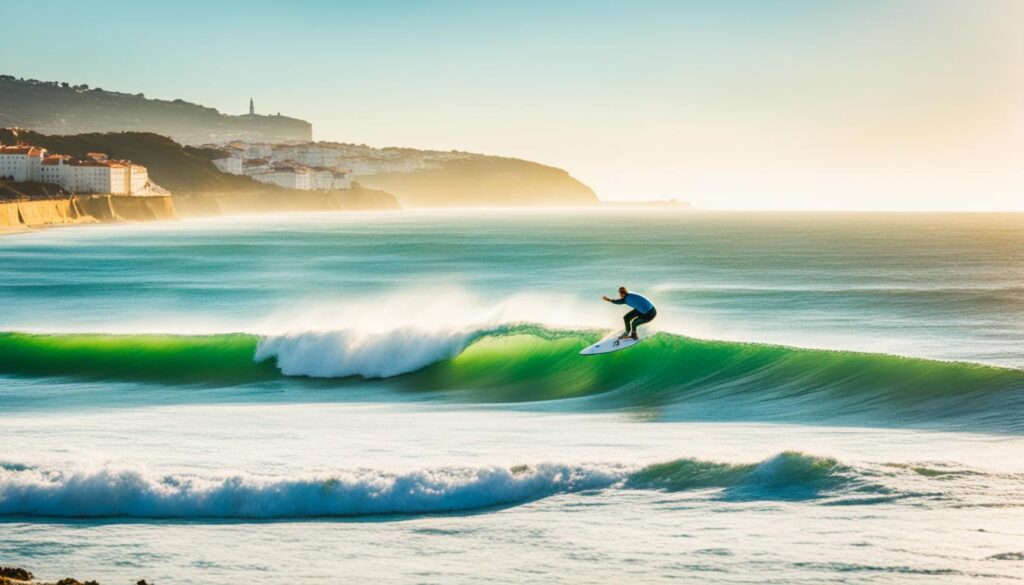 year round surfing in lisbon